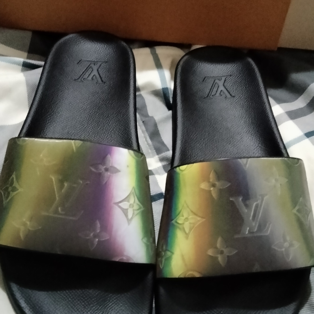 Louis Vuitton holographic mens slides